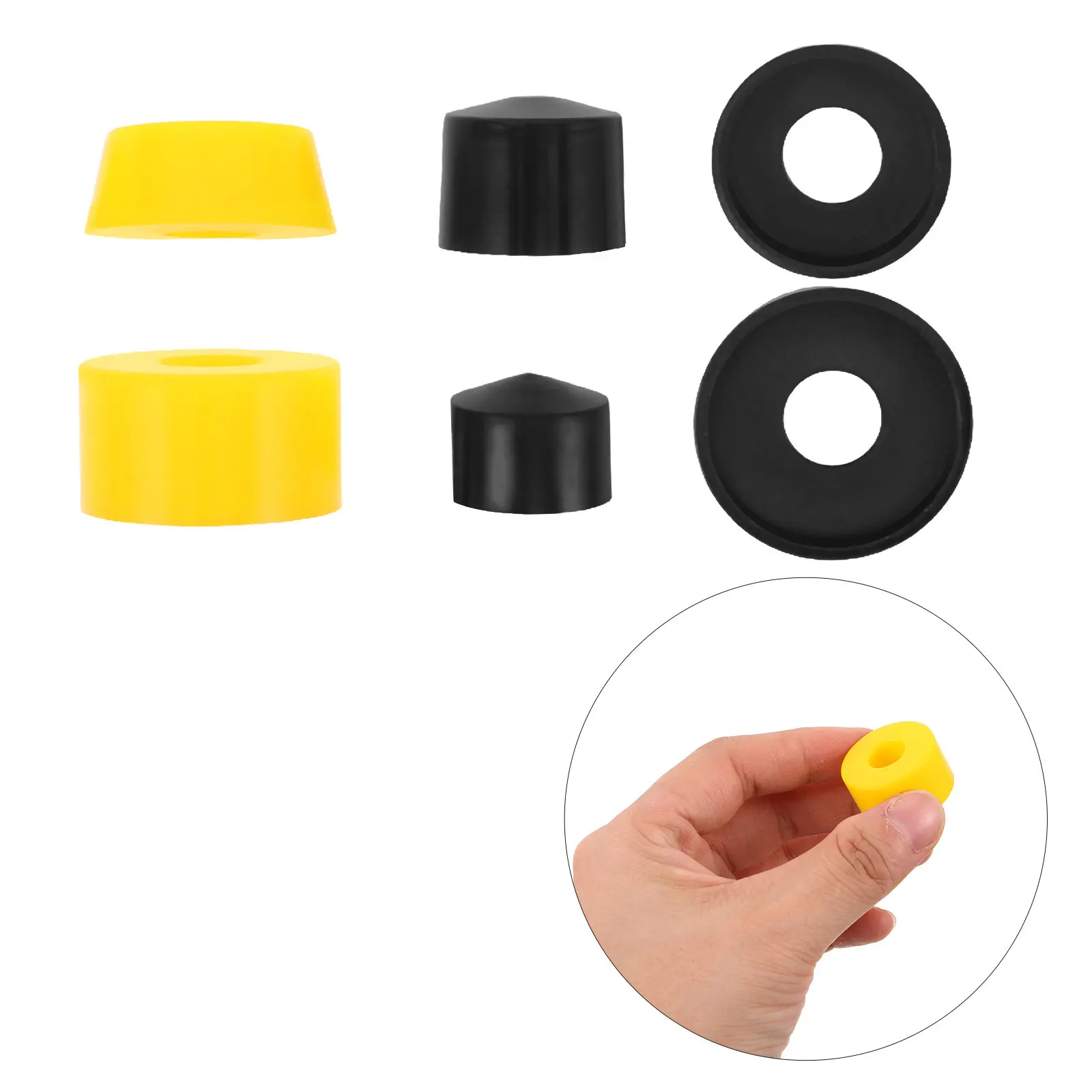 1Set Skateboard Shock Absorption PU Bushings Damping Gasket Truck Bushings Replacement Pivot Cups Parts for Skateboard Longboard
1Set Skateboard Shock Absorption PU Bushings Damping Gasket Truck Bushings Replacement Pivot Cups Parts for Skateboard Longboard