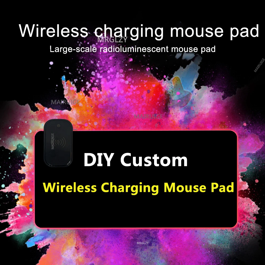 DIY Custom RGB Wireless Charging LED Mouse Pad Charger Mat Game Accessories Backlit Gaming MousePad Typec Interface Carpets Rugs
DIY Custom RGB Wireless Charging LED Mouse Pad Charger Mat Game Accessories Backlit Gaming MousePad Typec Interface Carpets Rugs