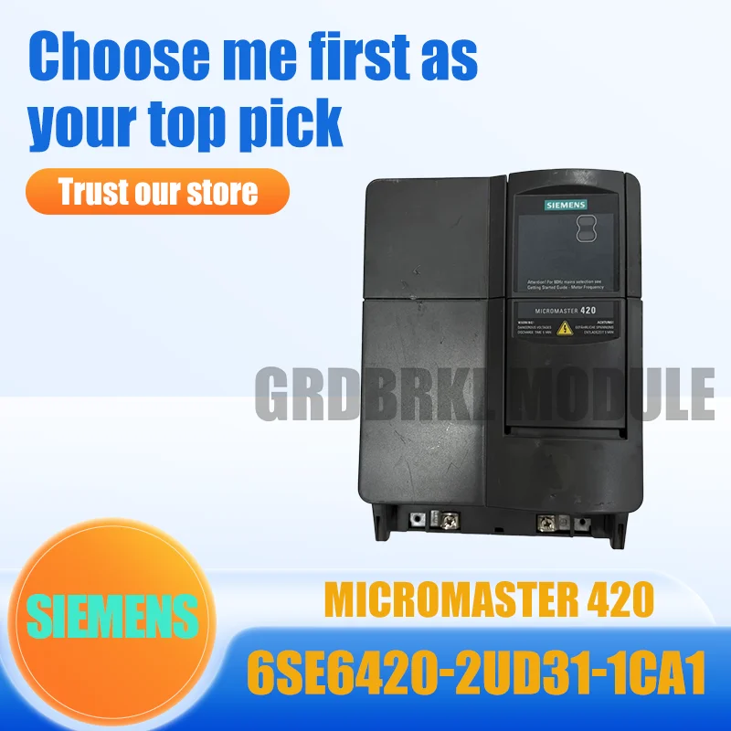 New Original 6SE6420-2UD31-1CA1 SIEMENS MICROMASTER 420 Inverter
New Original 6SE6420-2UD31-1CA1 SIEMENS MICROMASTER 420 Inverter