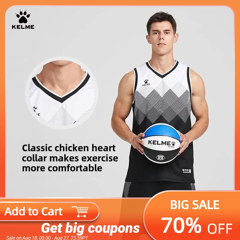 Kelme Men's Basketball Suits Outdoor Running Sportswear Fitness Training Suits Jersey Jacket Breathable Quick-drying Jersey
Kelme Men's Basketball Suits Outdoor Running Sportswear Fitness Training Suits Jersey Jacket Breathable Quick-drying Jersey
