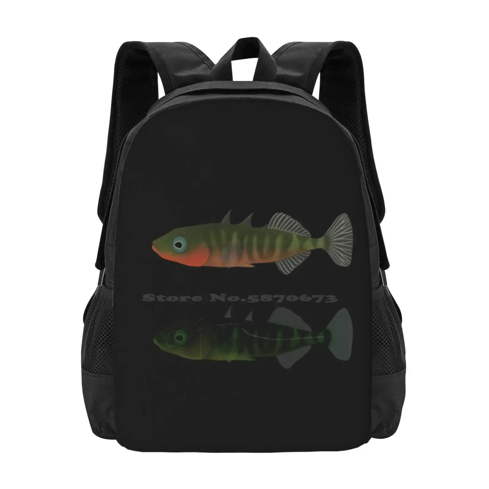Stickleback Fish-Lateral Line Stain New Arrivals Unisex Bags Student Bag Backpack Three Spined Stickleback Threespine
Stickleback Fish-Lateral Line Stain New Arrivals Unisex Bags Student Bag Backpack Three Spined Stickleback Threespine