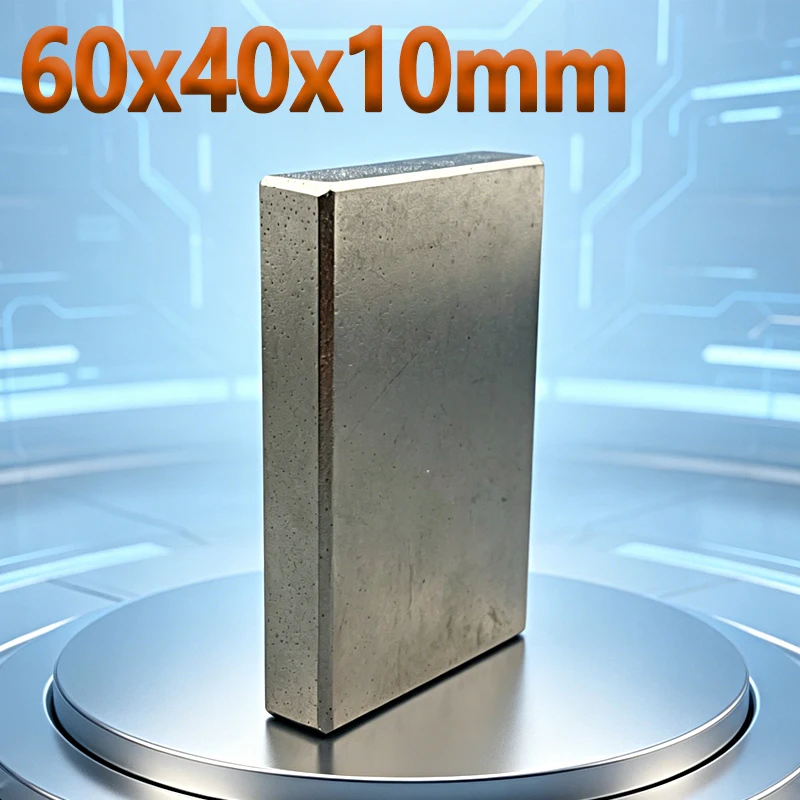 N35 NdfeB 60x40x10mm Magnet Square Shape Permanent Magnetic Imanes Strong Neodymium Magnet 60*40*10mm Accessory 1/2/3pcs
N35 NdfeB 60x40x10mm Magnet Square Shape Permanent Magnetic Imanes Strong Neodymium Magnet 60*40*10mm Accessory 1/2/3pcs