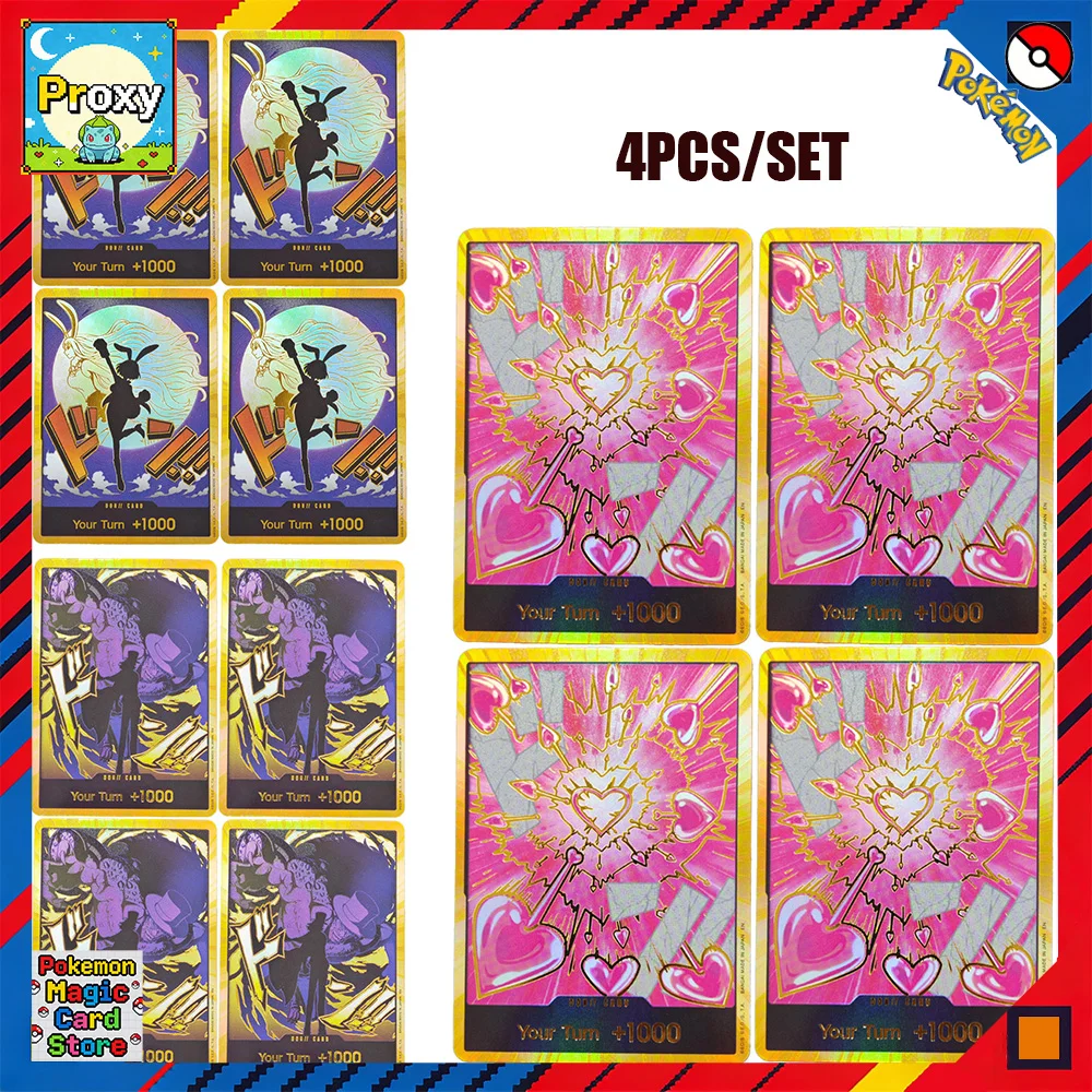 One Piece DON!! Cards OPCG 4pcs Proxy Caesar Clown Vegapunk Usopp Tony Chopper Collection Anime Booster Pack Cards Toy Gifts
One Piece DON!! Cards OPCG 4pcs Proxy Caesar Clown Vegapunk Usopp Tony Chopper Collection Anime Booster Pack Cards Toy Gifts