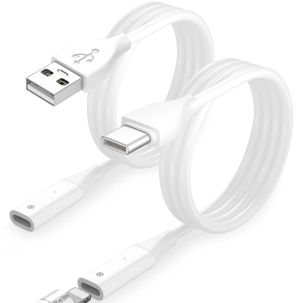 Type-C/USB A Charging Cable for Pencil 1st Generation USB C Male To 8Pin Female Charger Adapter Cord Tablet Pen Power Supply
Type-C/USB A Charging Cable for Pencil 1st Generation USB C Male To 8Pin Female Charger Adapter Cord Tablet Pen Power Supply