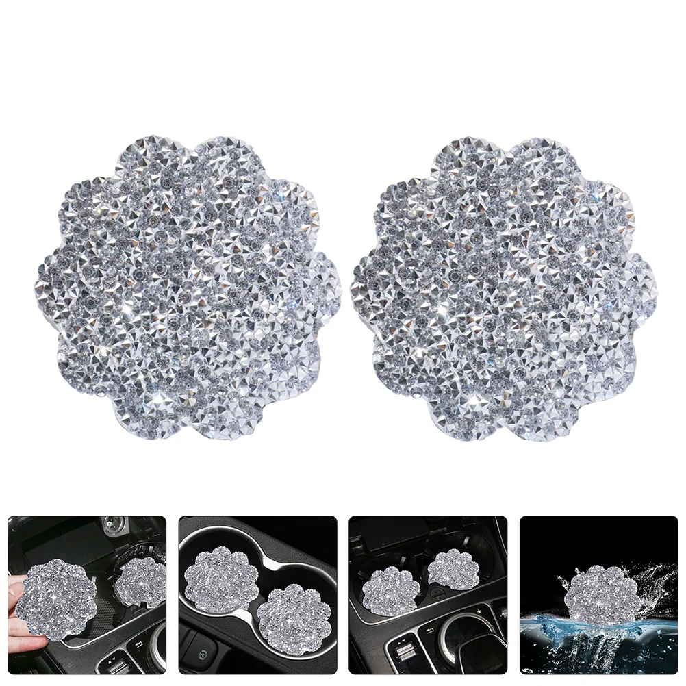 4Pcs Car Cup Coaster Bling Rhinestone Non-Slip Interior Accessory Multi-Functional Storage Organizer Stylish Flower Design
4Pcs Car Cup Coaster Bling Rhinestone Non-Slip Interior Accessory Multi-Functional Storage Organizer Stylish Flower Design