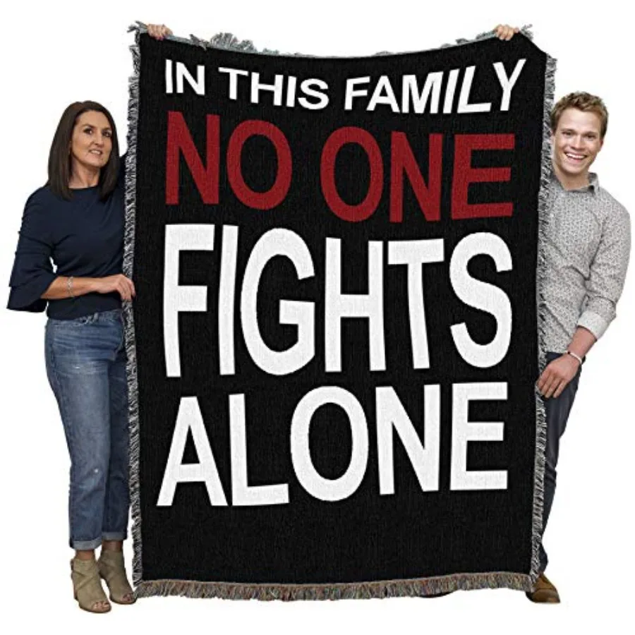 Плед Family No Fights - подарочный, из тканого хлопка - Made in A 724
Плед Family No Fights - подарочный, из тканого хлопка - Made in A 724
