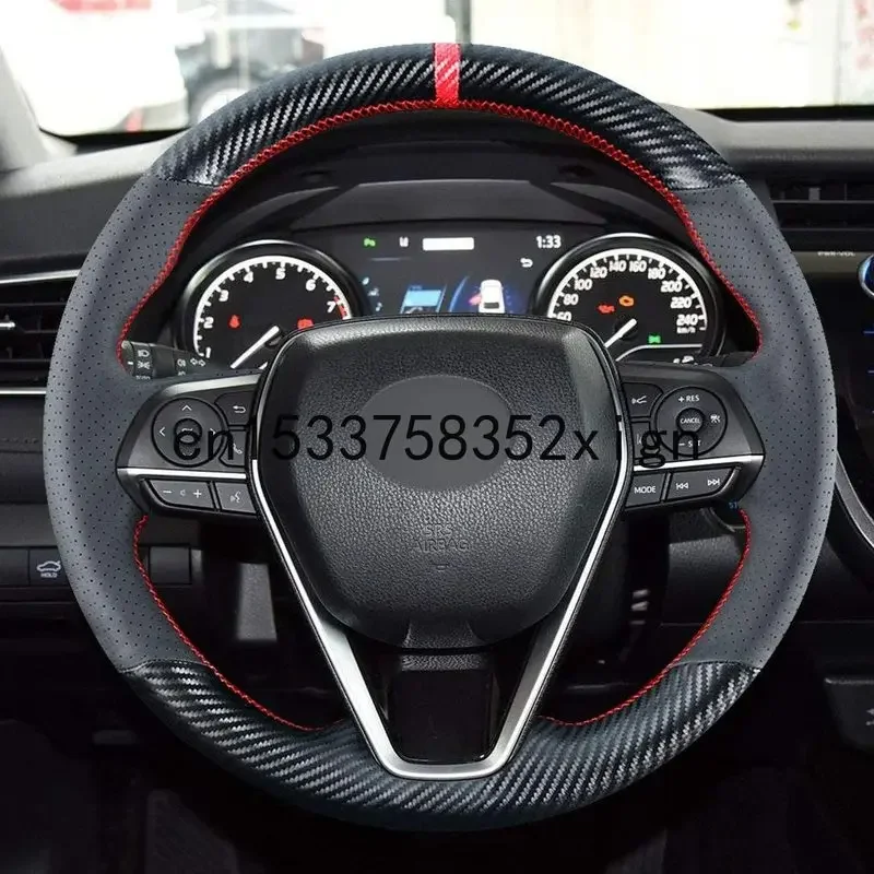 DIY high-end personalized hand sewn steering wheel cover For Toyota Camry RAV4 Avalon Corolla Car handle grip
DIY high-end personalized hand sewn steering wheel cover For Toyota Camry RAV4 Avalon Corolla Car handle grip