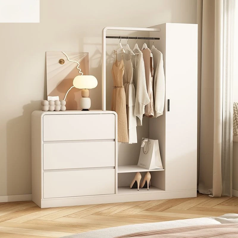 Modern minimalist cream style, bedroom chest, coat rack, integrated full-length mirror combination, bedside against the wall, st
Modern minimalist cream style, bedroom chest, coat rack, integrated full-length mirror combination, bedside against the wall, st