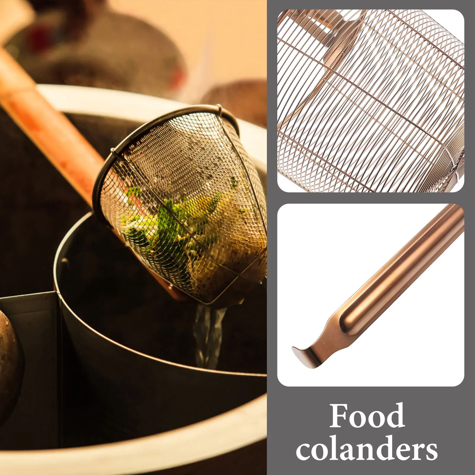 Stainless Steel Spider Strainer Large Capacity Mesh Colander Smooth Fine Mesh Long Handle Wall Hook Multi Purpose Pasta
Stainless Steel Spider Strainer Large Capacity Mesh Colander Smooth Fine Mesh Long Handle Wall Hook Multi Purpose Pasta