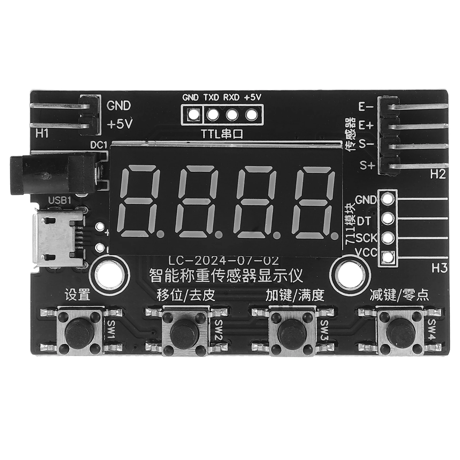 1pcs Smart Weighing Digital Weight Sensors Convenient Load Cells Practical Indicators Floor Scale 24bit Weighing Module High 
1pcs Smart Weighing Digital Weight Sensors Convenient Load Cells Practical Indicators Floor Scale 24bit Weighing Module High