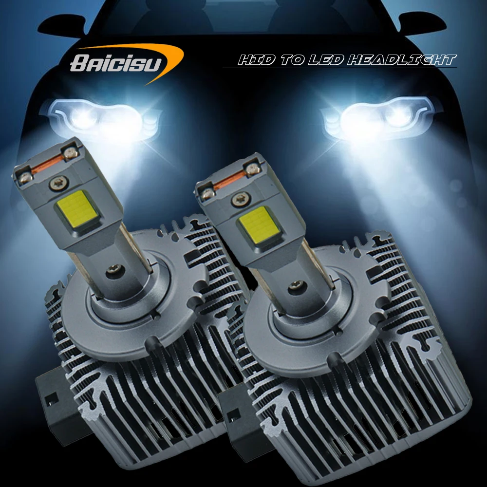 BAICISU LED Headlight Bulbs 12V 24V Canbus Compatible 6500K Car Lamp Auto Lights D1S D3S D4S D5S D2S D4R D2R Error-Free Upgrade
BAICISU LED Headlight Bulbs 12V 24V Canbus Compatible 6500K Car Lamp Auto Lights D1S D3S D4S D5S D2S D4R D2R Error-Free Upgrade