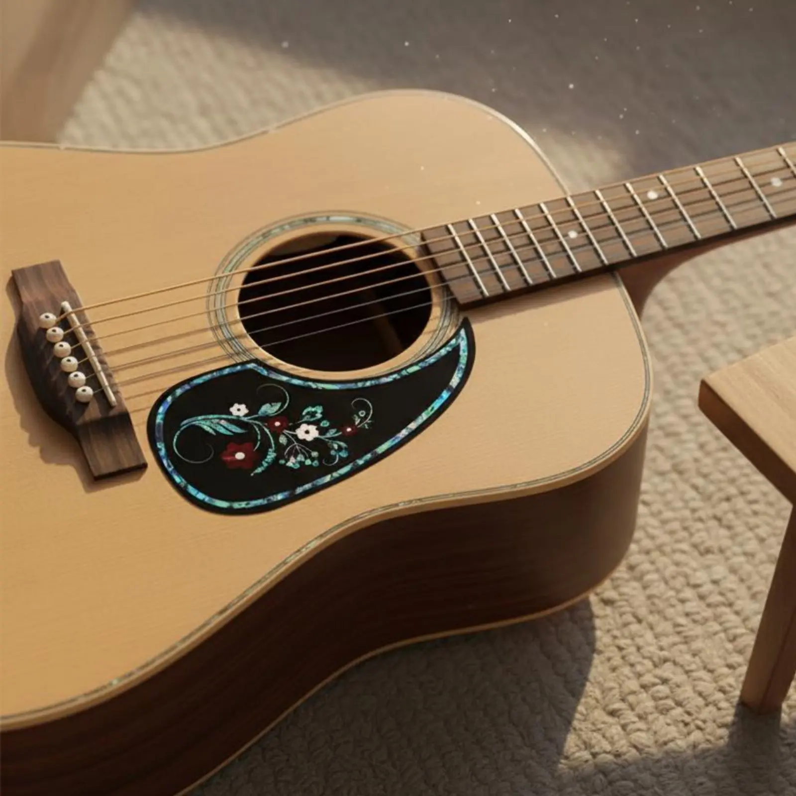 Acoustic Guitar Pickguard Extremely Thin Design Auto-Adhesive Pickguard Musical Instrument Accessory for Musicians
Acoustic Guitar Pickguard Extremely Thin Design Auto-Adhesive Pickguard Musical Instrument Accessory for Musicians