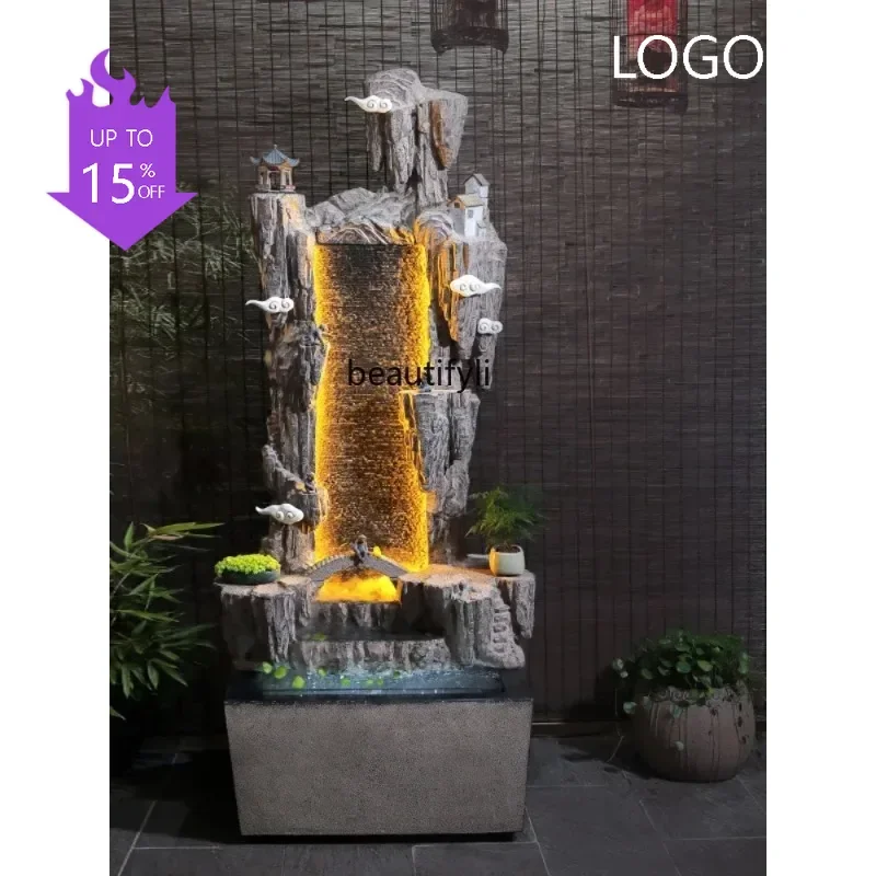M45 A Living Room Large Artificial Mountain and Fountain Decoration Hall Indoor Water Curtain Wall Landscape Creative Floor Fish
M45 A Living Room Large Artificial Mountain and Fountain Decoration Hall Indoor Water Curtain Wall Landscape Creative Floor Fish