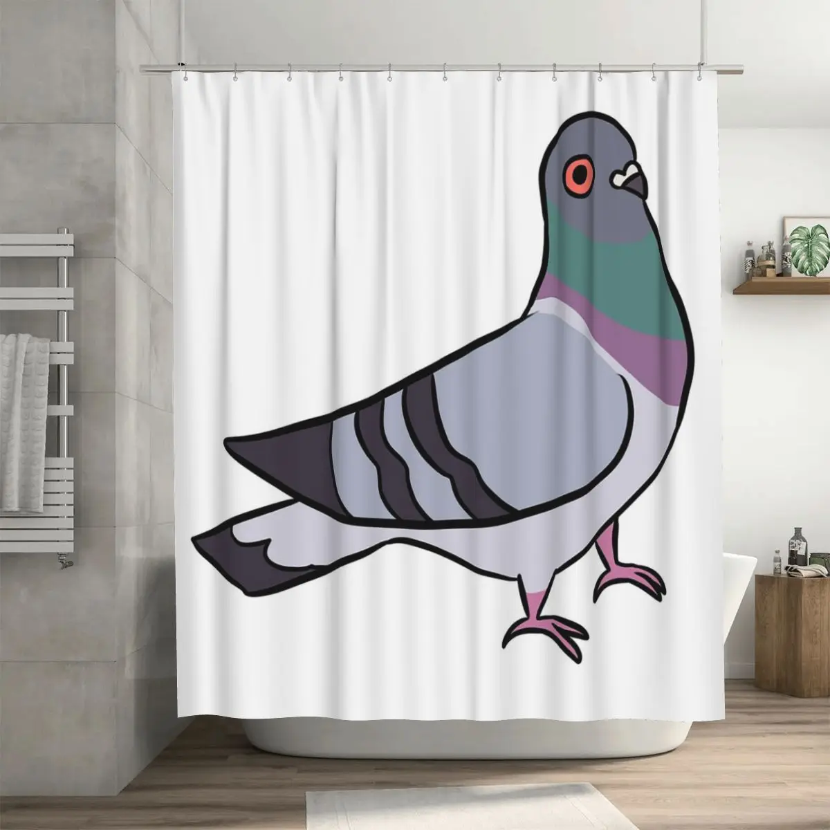 Милая занавеска для душа с изображением голубей, полиэстеровая, водонепроницаемая, для ванной комнаты, с крючками
Милая занавеска для душа с изображением голубей, полиэстеровая, водонепроницаемая, для ванной комнаты, с крючками