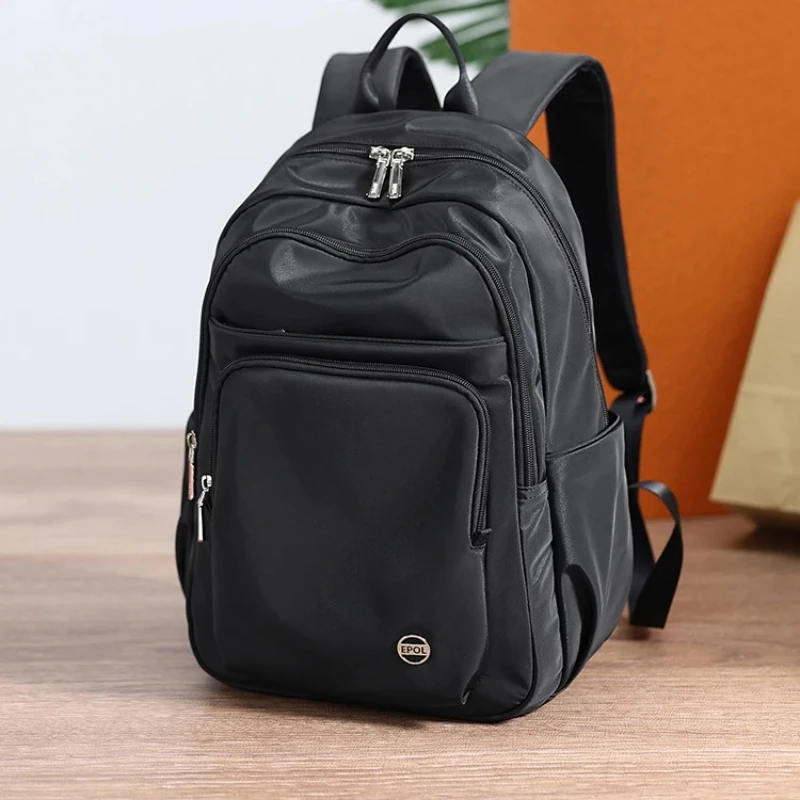 EPOL женский дорожный рюкзак большой вместимости, водонепроницаемый нейлон, высококачественные металлические молнии и специальное отделение для ноутбука 6105-06
EPOL женский дорожный рюкзак большой вместимости, водонепроницаемый нейлон, высококачественные металлические молнии и специальное отделение для ноутбука 6105-06