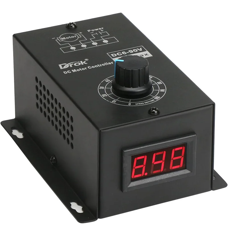 DC Brush Motor Speed Controller 15A Control Module Universal PWM Motor Speed Controller Stepless Press-fit Type
DC Brush Motor Speed Controller 15A Control Module Universal PWM Motor Speed Controller Stepless Press-fit Type