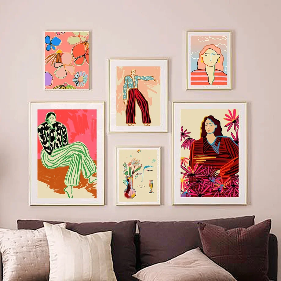 Fashion Line Woman Vase Abstraction LOVE Simple Illustration Fashion Wall Art Canvas Painting Nordic Poster Room Decor
Fashion Line Woman Vase Abstraction LOVE Simple Illustration Fashion Wall Art Canvas Painting Nordic Poster Room Decor