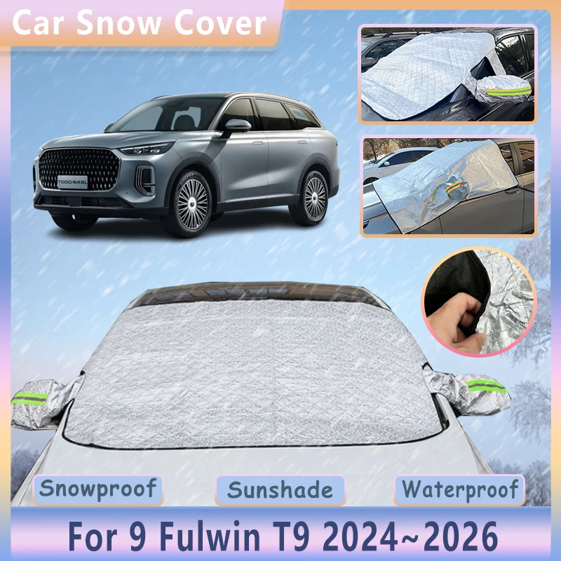 Car Snow Cover For Chery Tiggo 9 8 L Fulwin T9 2024 2025 2026 Outdoor Winter Windshield Window Anti Frost Sunshade Accessories
Car Snow Cover For Chery Tiggo 9 8 L Fulwin T9 2024 2025 2026 Outdoor Winter Windshield Window Anti Frost Sunshade Accessories