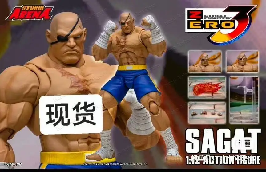 In Stock Original Storm Toy 1/12 Street Fighter 3 Sagat Model Toy Gift Collection
In Stock Original Storm Toy 1/12 Street Fighter 3 Sagat Model Toy Gift Collection