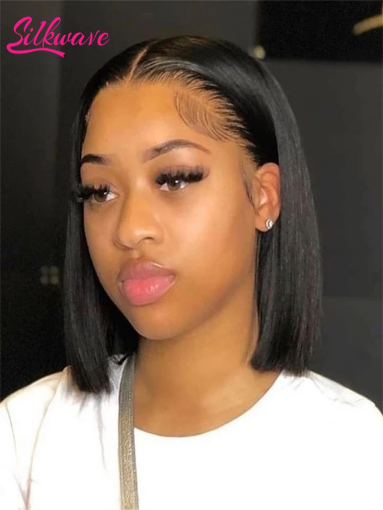 Silkwave 13X4 Lace Closure Bob Wigs Human Hair Straight 4x4 Lace Front Wigs Human Hair For Black Women Pre Plcked Wigs For Women
Silkwave 13X4 Lace Closure Bob Wigs Human Hair Straight 4x4 Lace Front Wigs Human Hair For Black Women Pre Plcked Wigs For Women
