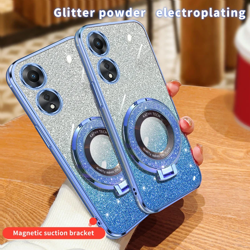 Luxury Bling Glitter Holder Phone Case For oppo A18 A38 A60 A98 A96 A94 A78 A58 A74 A54 A57 A79 A3 Ultra-thin Plating Soft Cover
Luxury Bling Glitter Holder Phone Case For oppo A18 A38 A60 A98 A96 A94 A78 A58 A74 A54 A57 A79 A3 Ultra-thin Plating Soft Cover