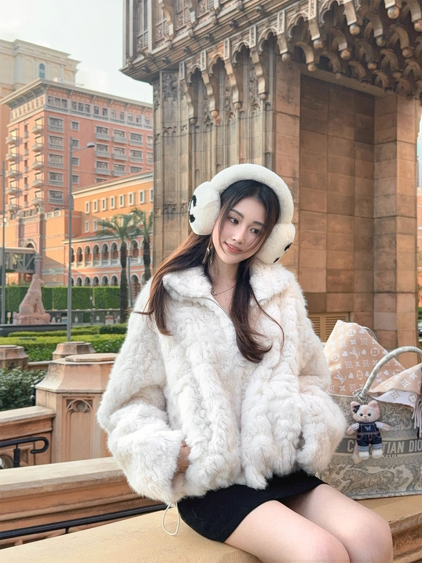 eyey Fur Coat High Collar Zipper Inteated Skin And Hair Autumn Winter Ladies Long Sve Coat Cleanfit Loose Sle
eyey Fur Coat High Collar Zipper Inteated Skin And Hair Autumn Winter Ladies Long Sve Coat Cleanfit Loose Sle