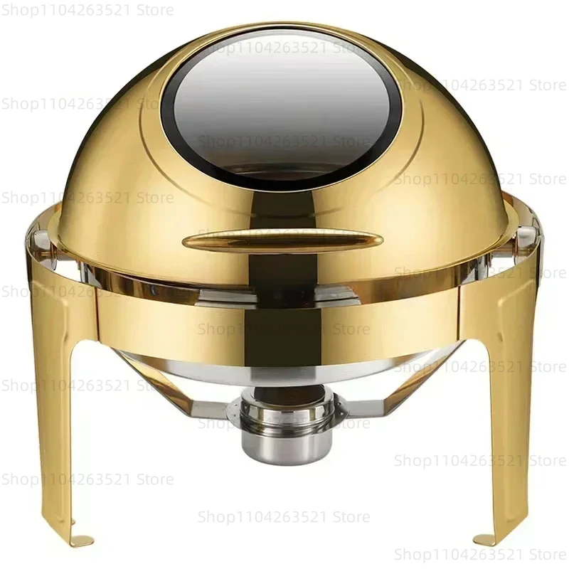 6L Large Roll Top Round Dining Silver Chafing Dish Food Warmer,Hotel Large Stainless Steel Gold Hot Pot
6L Large Roll Top Round Dining Silver Chafing Dish Food Warmer,Hotel Large Stainless Steel Gold Hot Pot