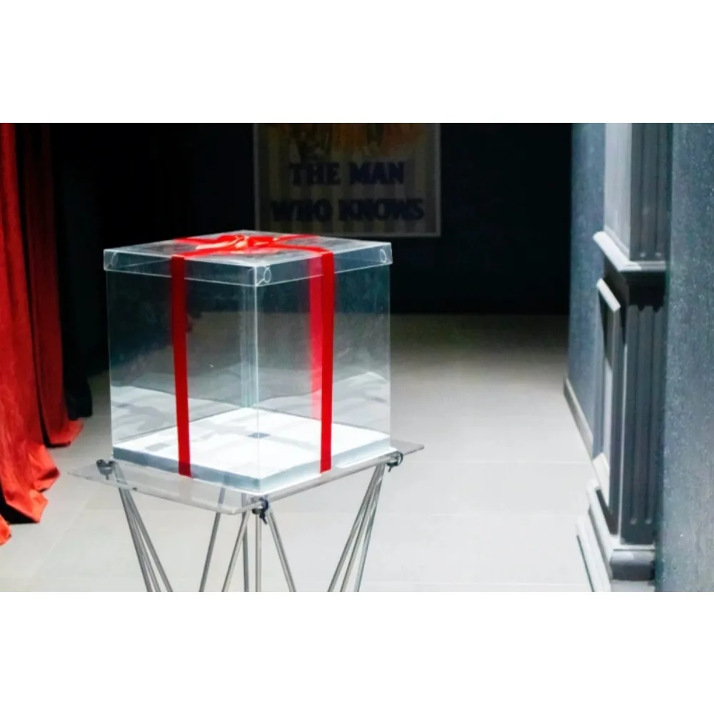 Magic Gift Production Box Gimmick Portable Magic Transparent Box Money/Bills Production Close-Up & Stage Illusions Magia Tricks
Magic Gift Production Box Gimmick Portable Magic Transparent Box Money/Bills Production Close-Up & Stage Illusions Magia Tricks