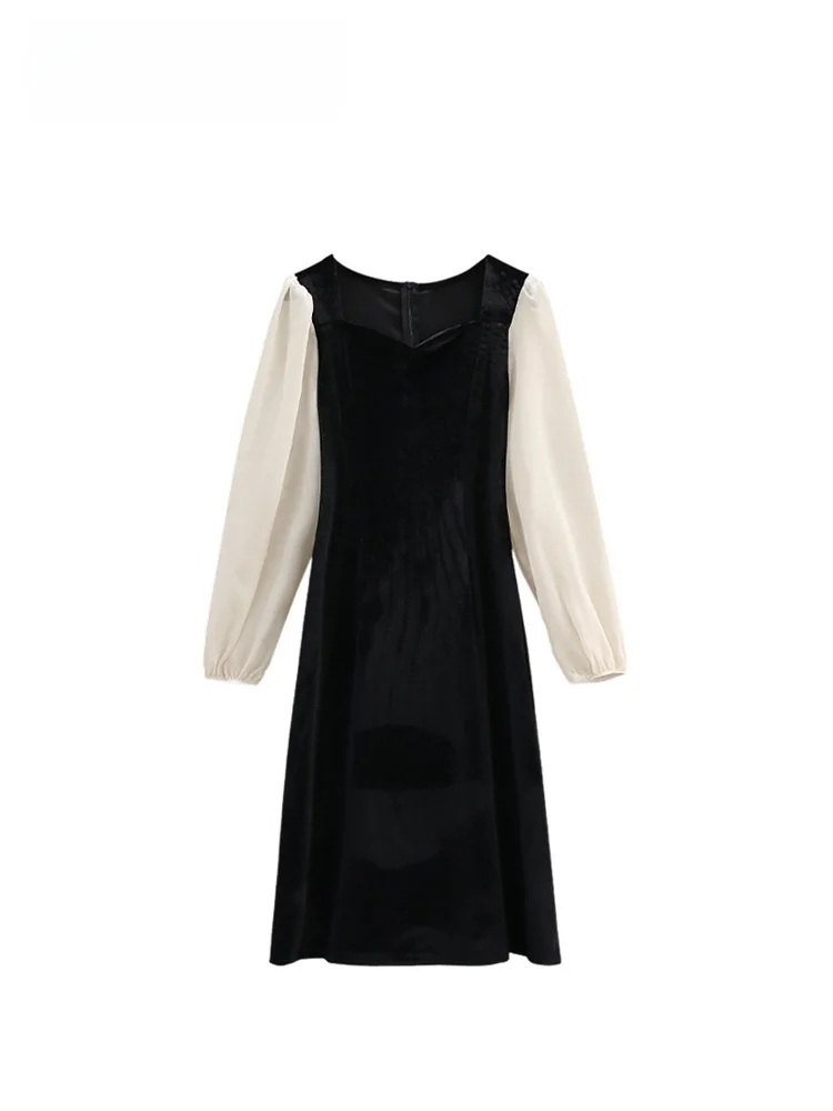 Faionable plus Size Long Sve Square Ne Dr Women's Spring Casual Sle Princ Skirt Polyester Fiber Stand Fit
Faionable plus Size Long Sve Square Ne Dr Women's Spring Casual Sle Princ Skirt Polyester Fiber Stand Fit