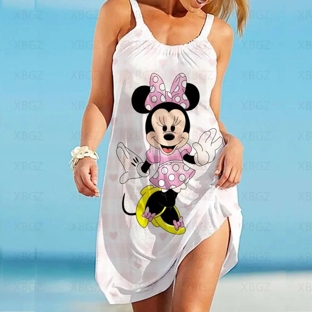 Minnie Mouse Beach Dress Woman Loose Mickey Summer Dresses Woman 2022 Cartoon Sling Sleeveless Sexy Print Disney Boho Women's
Minnie Mouse Beach Dress Woman Loose Mickey Summer Dresses Woman 2022 Cartoon Sling Sleeveless Sexy Print Disney Boho Women's