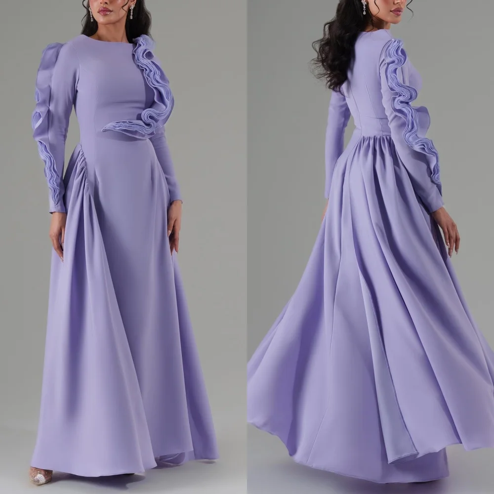 Fashion Jersey Pleat A-line Scoop Neck Long Dresses Prom Dresses Modern Style Pastrol Unisex Casual Exquisite Matching Simple
Fashion Jersey Pleat A-line Scoop Neck Long Dresses Prom Dresses Modern Style Pastrol Unisex Casual Exquisite Matching Simple