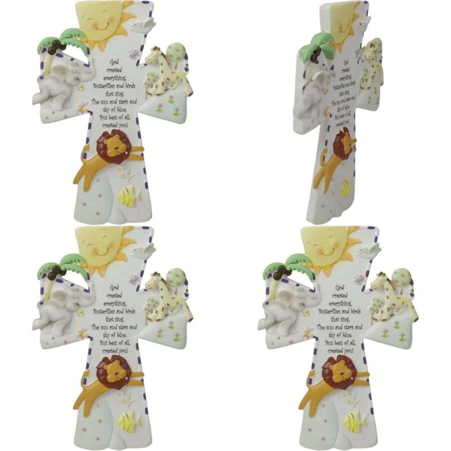 God Created Everything 7 inch Resin Stone Decorative Hanging Wall Cross
God Created Everything 7 inch Resin Stone Decorative Hanging Wall Cross