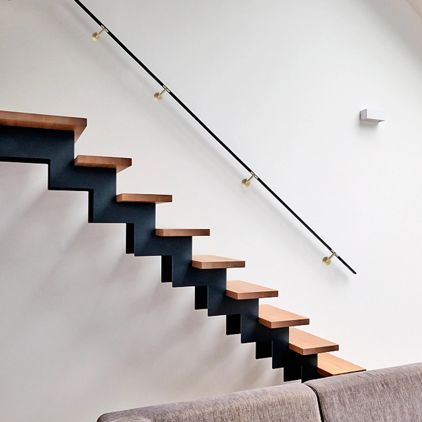 2pcs Stainless Steel Stair Handrail Wall Mounted Bracket Support Durable Heavy Duty Banister Rail Holder For Wood Glass Steel
2pcs Stainless Steel Stair Handrail Wall Mounted Bracket Support Durable Heavy Duty Banister Rail Holder For Wood Glass Steel