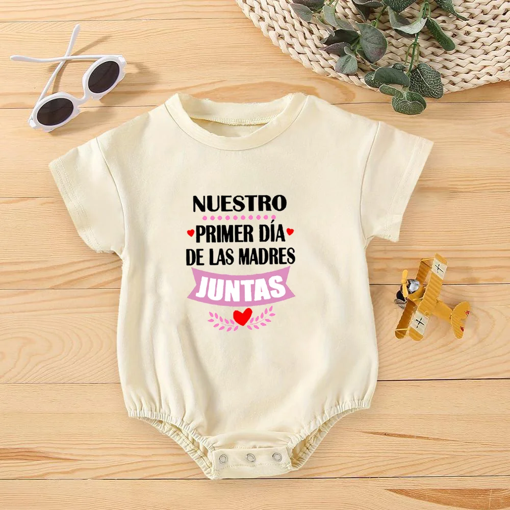 Our First Mother's Day Pattern Print Bubble Romper Newborn Boy Girl Romper Short Sleeve Bubble Bodysuit Summer Oversized Clothes
Our First Mother's Day Pattern Print Bubble Romper Newborn Boy Girl Romper Short Sleeve Bubble Bodysuit Summer Oversized Clothes