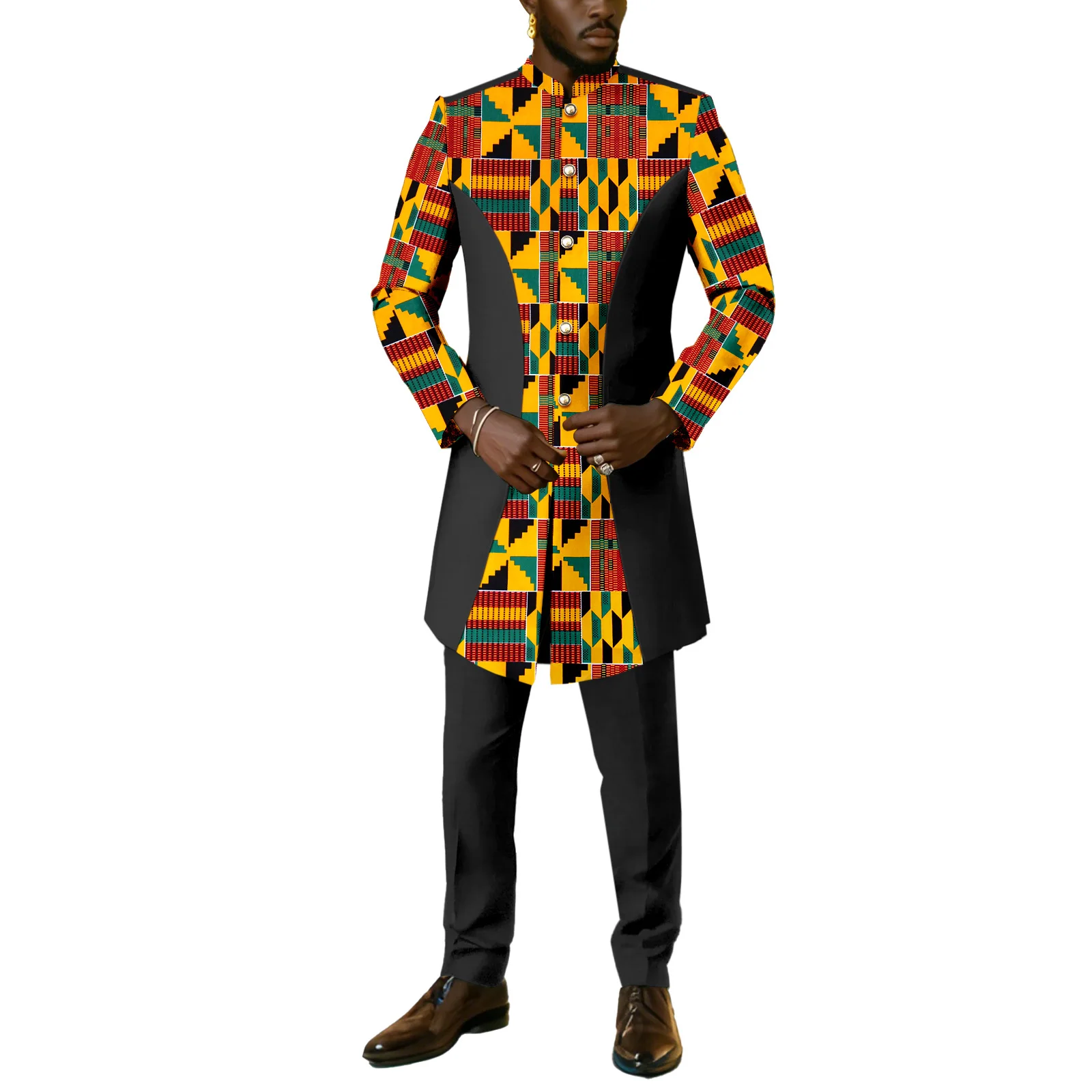 SEA&ALP African Suits for Men Fashion Dashiki Outfits Blazer and Pants 2 Piece Sets Casual Ankara Party Clothing
SEA&ALP African Suits for Men Fashion Dashiki Outfits Blazer and Pants 2 Piece Sets Casual Ankara Party Clothing