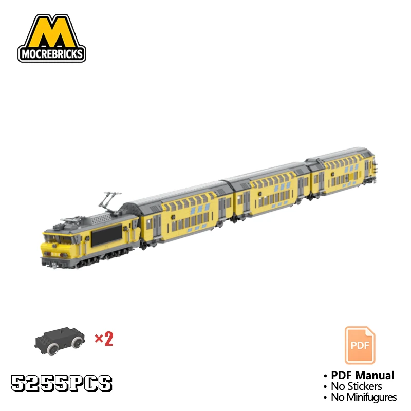 MOC DDM45 Diesel Locomotive Train Model Building Blocks Heavy Freight 8-Axle Engine Bricks DIY Assembly Toy for Adult Gift
MOC DDM45 Diesel Locomotive Train Model Building Blocks Heavy Freight 8-Axle Engine Bricks DIY Assembly Toy for Adult Gift