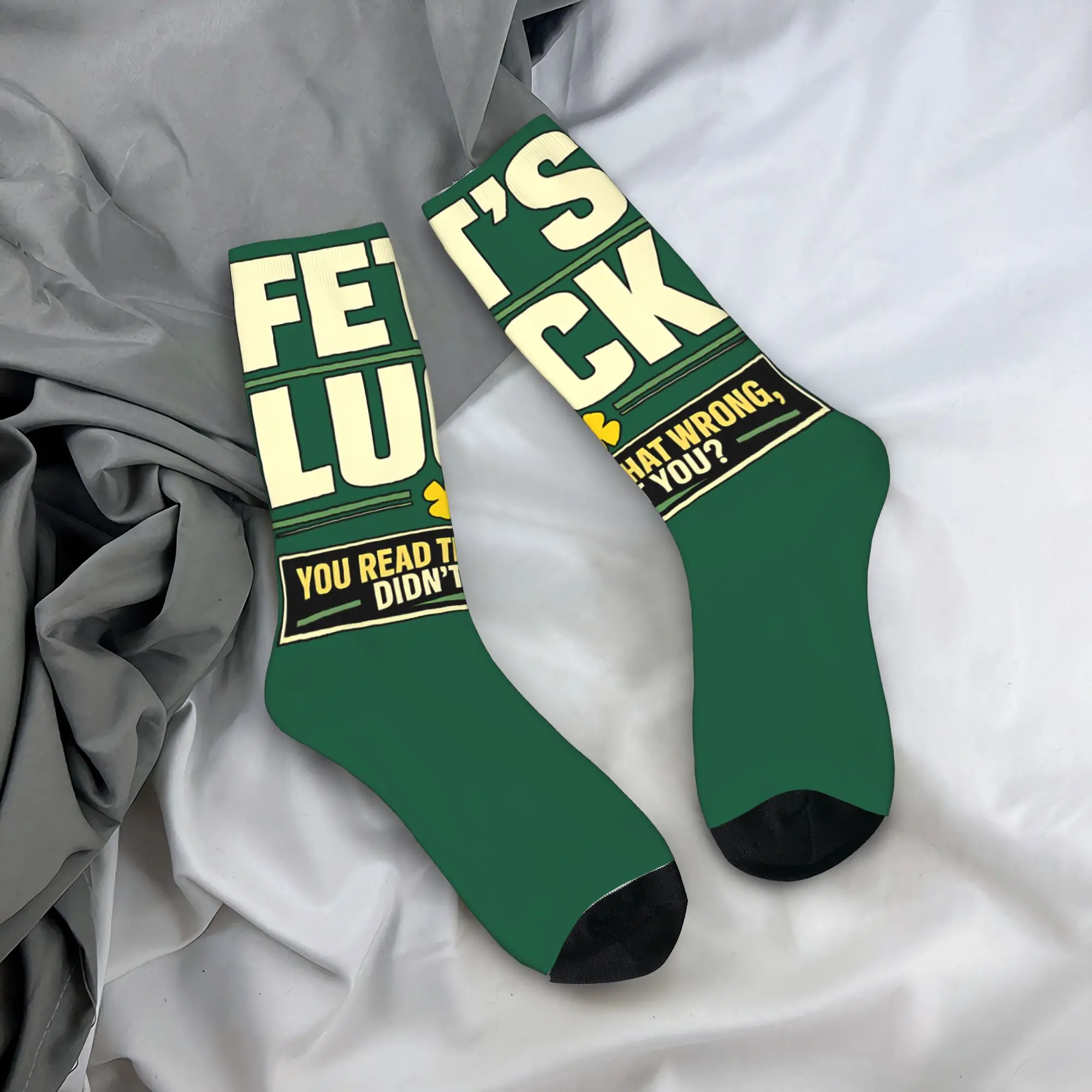 Fet's luck you read that wrong didn't you Socks Graphic Stockings Non Slip Women Men Socks Soft Autumn Sports Socks
Fet's luck you read that wrong didn't you Socks Graphic Stockings Non Slip Women Men Socks Soft Autumn Sports Socks