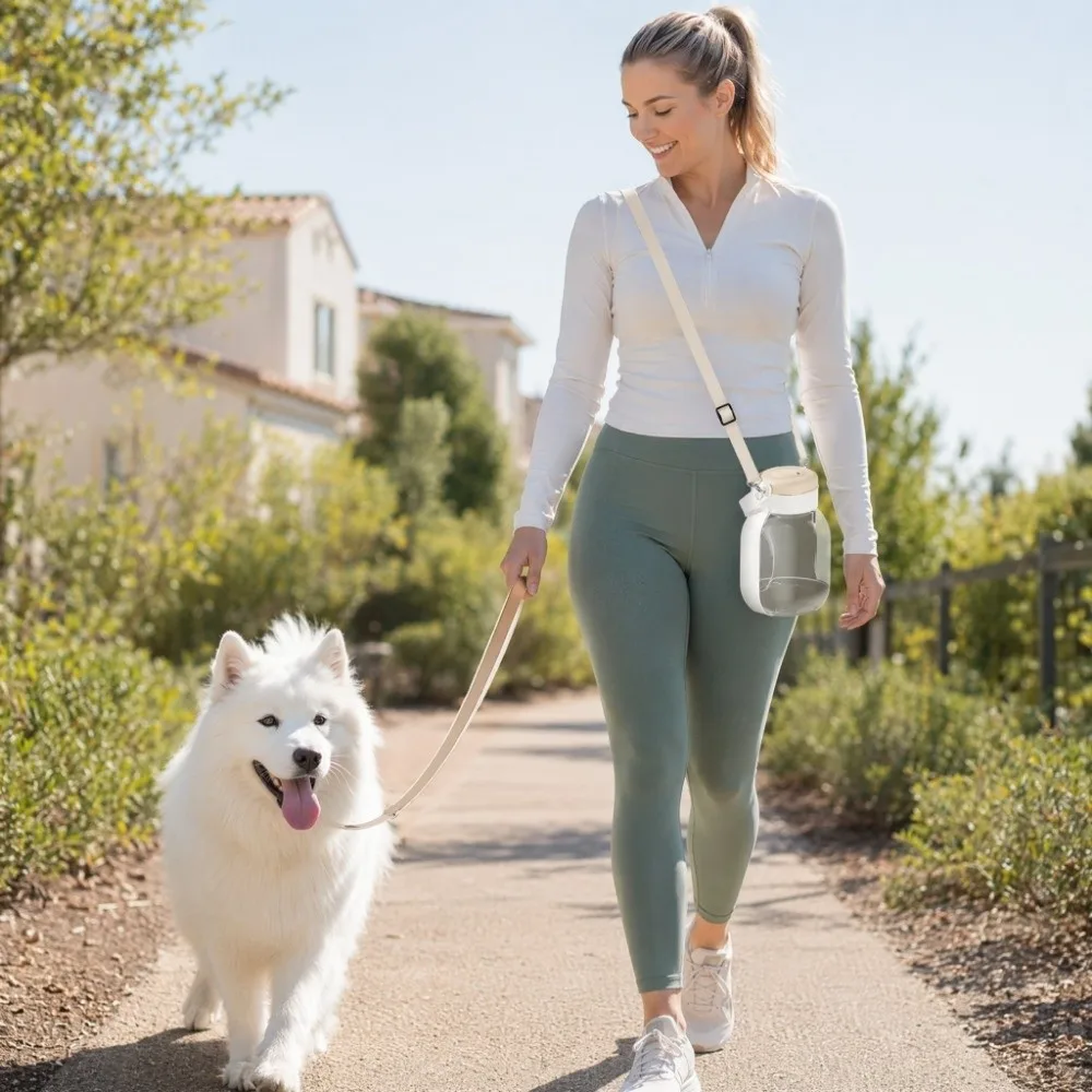 2 in 1 Design Dog Water Bottle Leak-Proof Drinking Feeder Pet Drinking Bottle Plastic with Food Containe Dog Outing Kettle
2 in 1 Design Dog Water Bottle Leak-Proof Drinking Feeder Pet Drinking Bottle Plastic with Food Containe Dog Outing Kettle