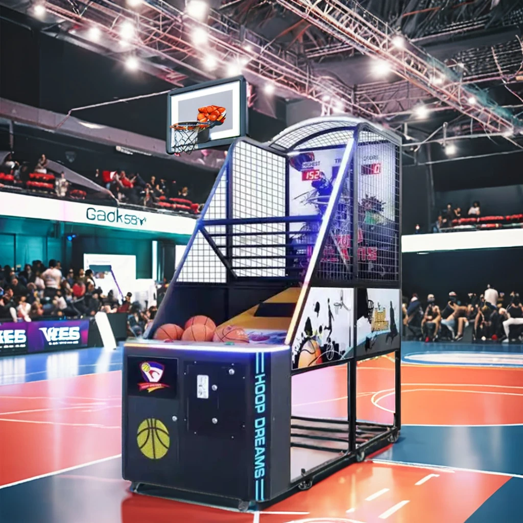 High Quality Metal Basketball Arcade Game Machine Folding Coin Operated Games Basketball Shooting Basketball Game Machine
High Quality Metal Basketball Arcade Game Machine Folding Coin Operated Games Basketball Shooting Basketball Game Machine