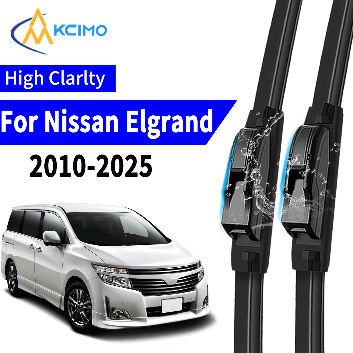 Premium 2Pcs Windshield Wiper Blades for Nissan Elgrand E52 2010-2025 Easy Snap On Installation Streak Free Cleaning All Weather
Premium 2Pcs Windshield Wiper Blades for Nissan Elgrand E52 2010-2025 Easy Snap On Installation Streak Free Cleaning All Weather