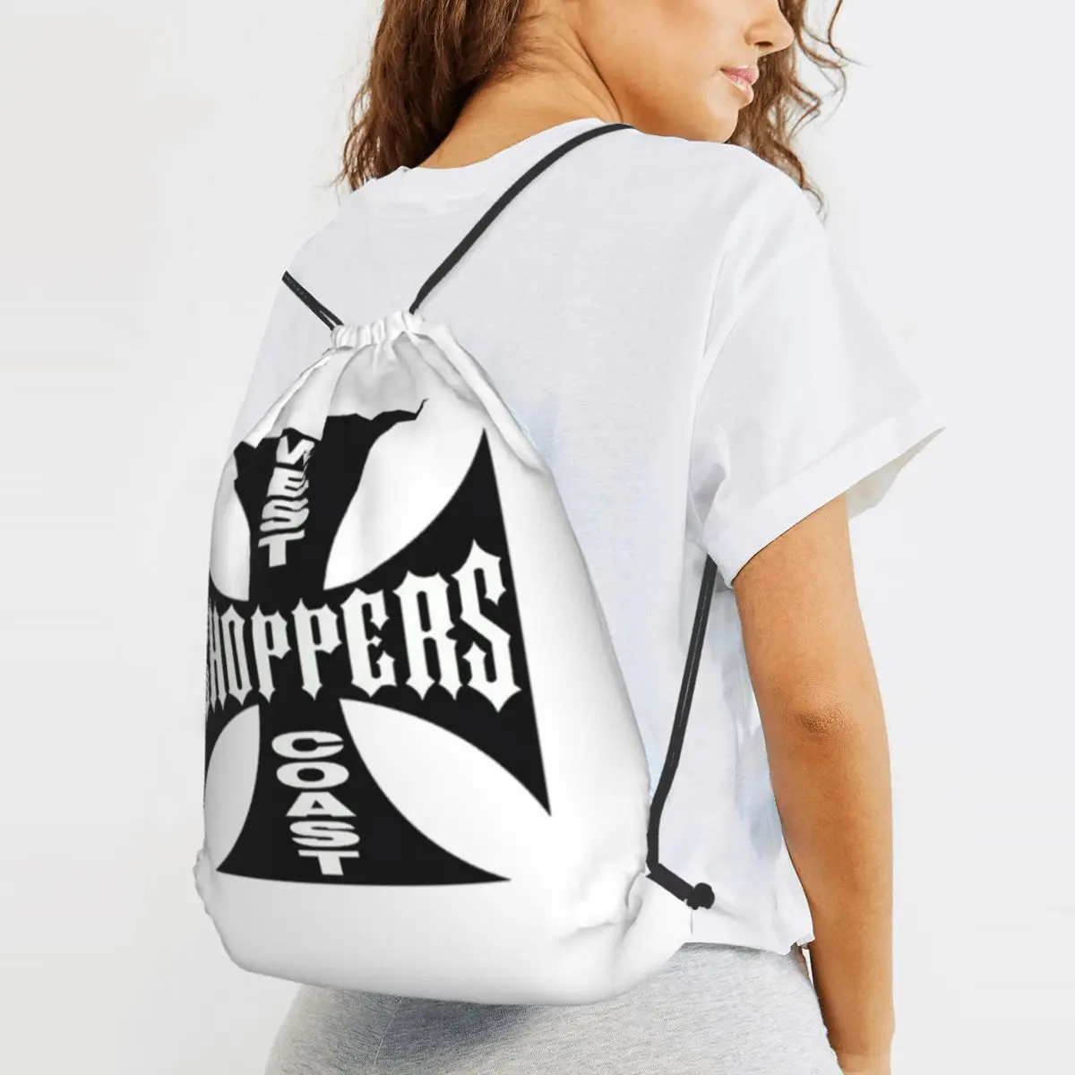 Personalized West Coast Iron Cross Choppers Backpacks Portable Drawstring Bundle Pocket Sundries Bag Book Bags for Man Woman
Personalized West Coast Iron Cross Choppers Backpacks Portable Drawstring Bundle Pocket Sundries Bag Book Bags for Man Woman