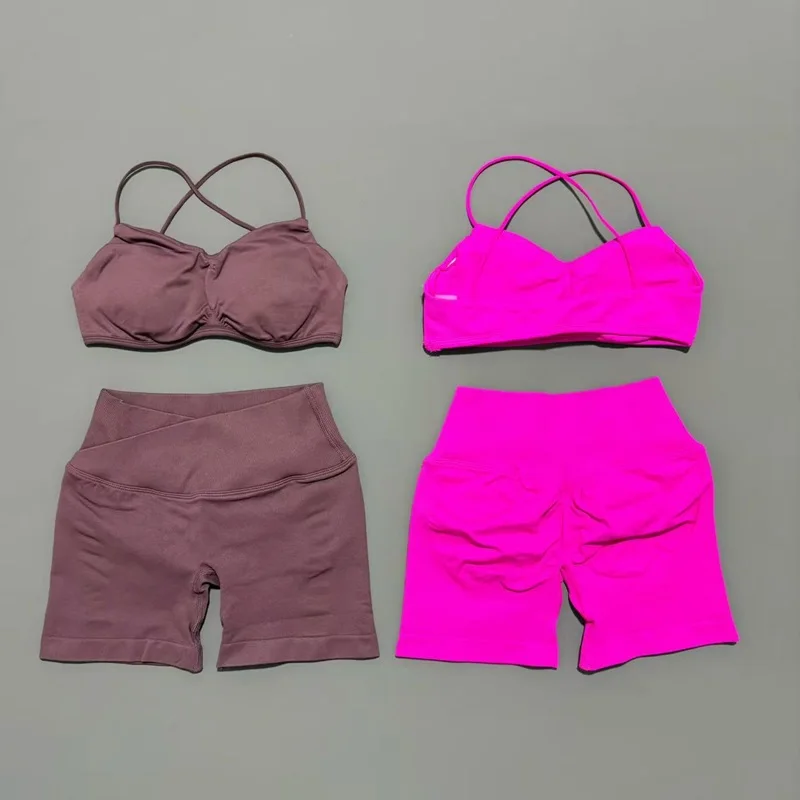 2Piece Vision Sports Set Women Yoga Seamless Shockproof Built-in Pads Racerback Sets Gym Butt Lift Shorts Sports Fitness Suit
2Piece Vision Sports Set Women Yoga Seamless Shockproof Built-in Pads Racerback Sets Gym Butt Lift Shorts Sports Fitness Suit