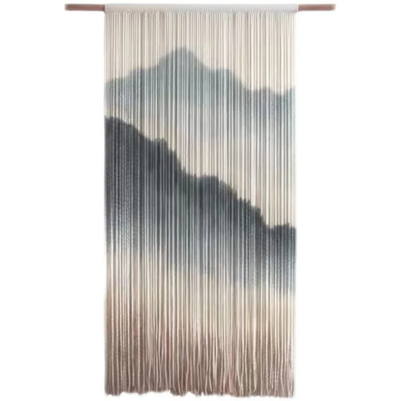 Dyed ink painting hand-woven tapestry meter box cover door curtain tapestry B & B art soft decoration
Dyed ink painting hand-woven tapestry meter box cover door curtain tapestry B & B art soft decoration