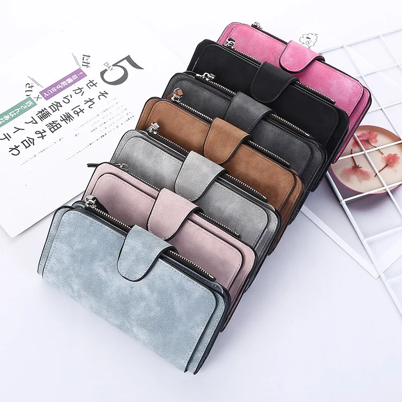 Wallet Women Leather Luxury Card Holder Clutch Casual Women Wallets Zipper Pocket Hasp Ladies Wallet Female Purse
Wallet Women Leather Luxury Card Holder Clutch Casual Women Wallets Zipper Pocket Hasp Ladies Wallet Female Purse