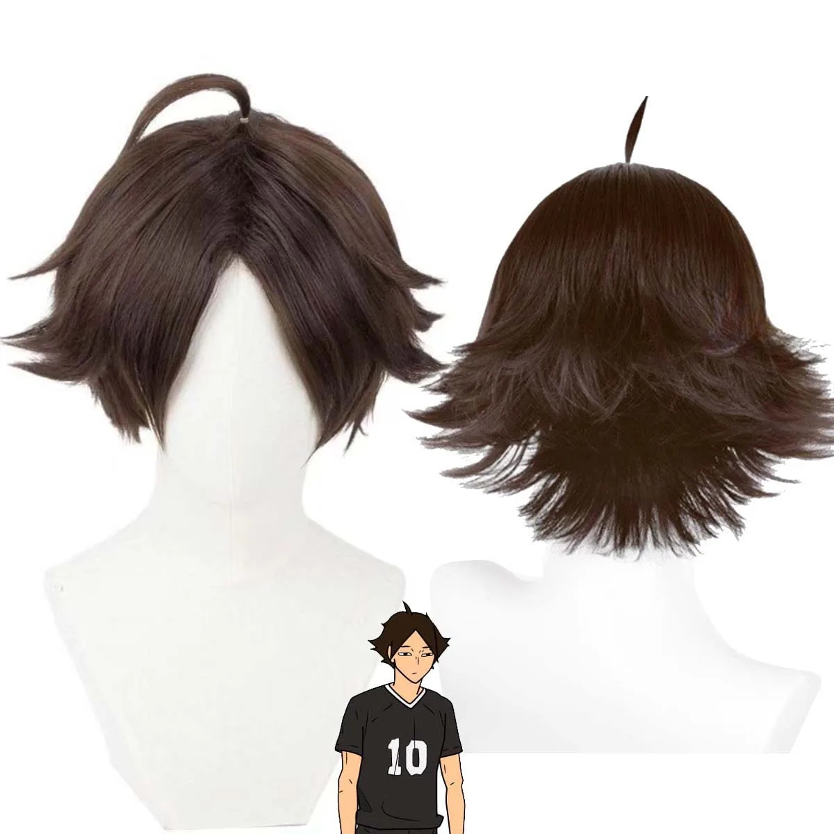 Парик из темно-коричневых волос для Хэллоуина Comic Con Men Rintaro Suna
Парик из темно-коричневых волос для Хэллоуина Comic Con Men Rintaro Suna