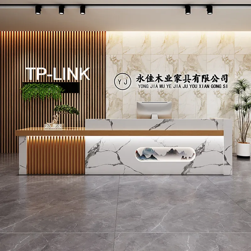 Company Executive Reception Desks Welcome Display Aesthetic Design Reception Desks Modern European Escritorio Trendy Furniture
Company Executive Reception Desks Welcome Display Aesthetic Design Reception Desks Modern European Escritorio Trendy Furniture