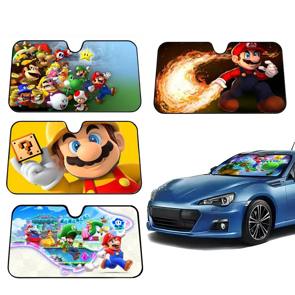 Солнцезащитный козырек Super M-Mario B-Bros для автомобиля, летний, на лобовое стекло, отражатель тепла, защита салона автомобиля
Солнцезащитный козырек Super M-Mario B-Bros для автомобиля, летний, на лобовое стекло, отражатель тепла, защита салона автомобиля