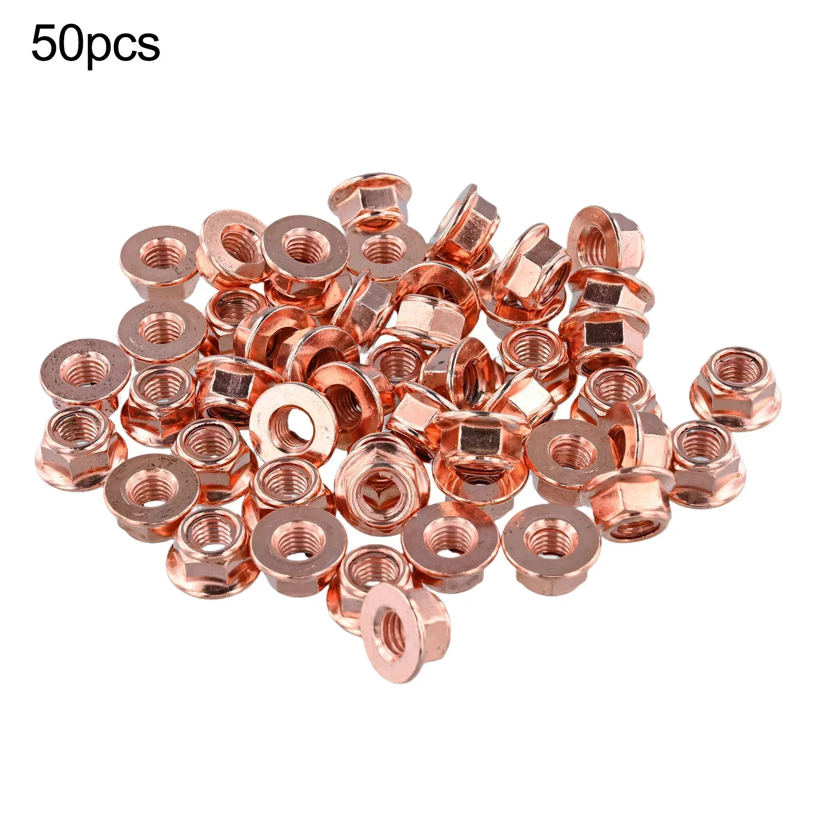 50pcs Copper Exhaust Nuts M8 1.25 Copper-plated Head Stud Lock Nuts Copper Bolt Screw Bolt Screw Turbo Exhaust Stud Hex
50pcs Copper Exhaust Nuts M8 1.25 Copper-plated Head Stud Lock Nuts Copper Bolt Screw Bolt Screw Turbo Exhaust Stud Hex