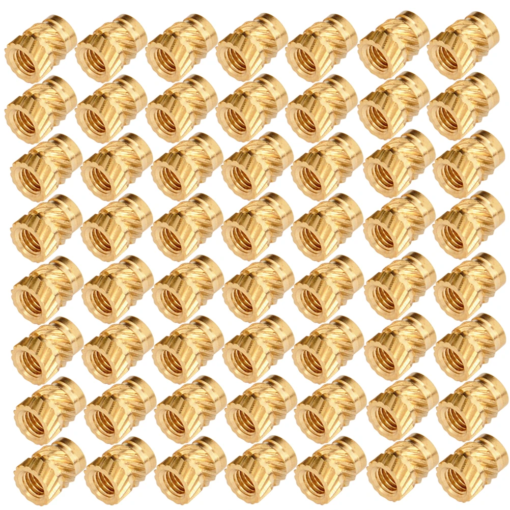 100 Pcs Copper Nut Threaded Knurled Heat Resistant Embedment Brass Plug Insert Nut Mold Injection Fixing Long Use Easy
100 Pcs Copper Nut Threaded Knurled Heat Resistant Embedment Brass Plug Insert Nut Mold Injection Fixing Long Use Easy