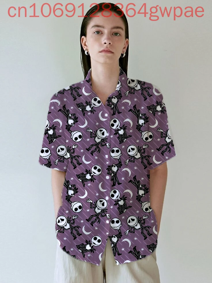The Nightmare Before Christmas Women's Casual Short Sleeve Blouses Shirt Holiday Beach Hawaiian Shirt 3D Elegant Hawaii Shirt
The Nightmare Before Christmas Women's Casual Short Sleeve Blouses Shirt Holiday Beach Hawaiian Shirt 3D Elegant Hawaii Shirt